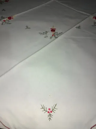 2 Tapetes Navideños con Vela y Flor