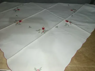 2 Tapetes Navideños con Vela y Flor