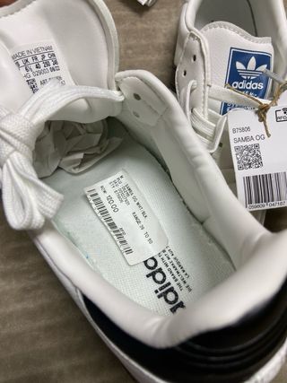 Adidas Samba OG Zapatillas Blancas Negras
