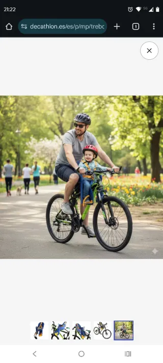 Sillita bici para niñ@s