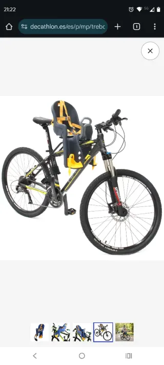 Sillita bici para niñ@s