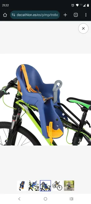 Sillita bici para niñ@s