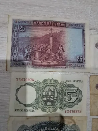 Lote Billetes Banco de España Pesetas