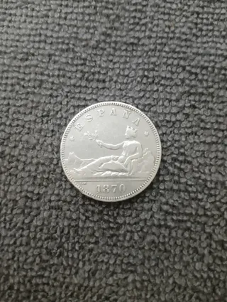 2 Pesetas Plata 1870