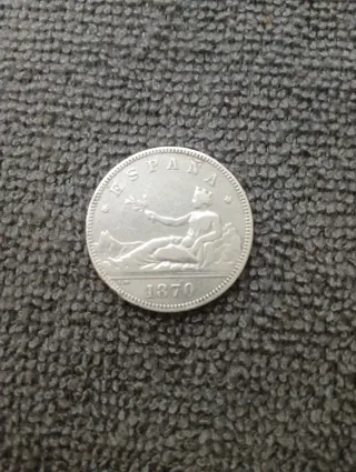 2 Pesetas Plata 1870
