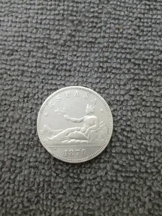 2 Pesetas Plata 1870