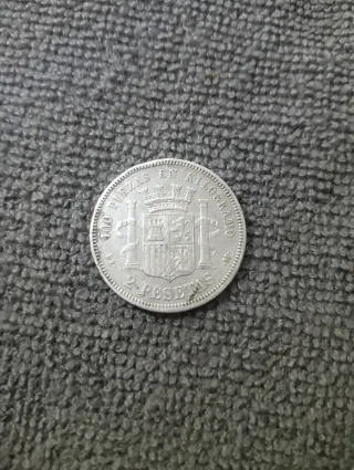 2 Pesetas Plata 1870