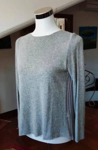 Maglione Zara grigio donna taglia S