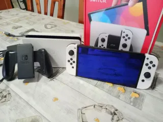 Nintendo Switch OLED Blanca