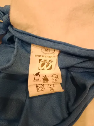 Disfraz Bebé Adulto Azul Bolsillo Rojo Talla Única