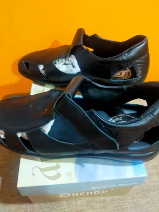 Sandalias Camper Piel Hombre Negras Talla 42