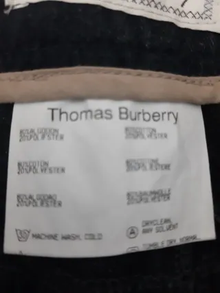 Pantalón Burberry Negro Talla M