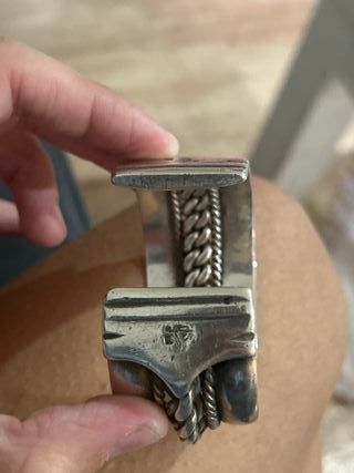 Brazalete Plata Maciza 800 Pesado