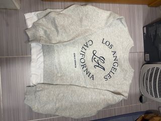 Sudadera Gris Mango Talla 13-14 niña