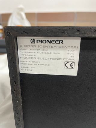 Equipo de música Pioneer completo