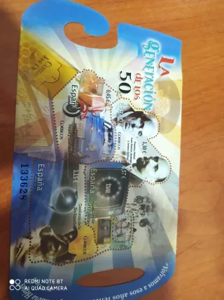 Sello España 2016 La Generación de los 50