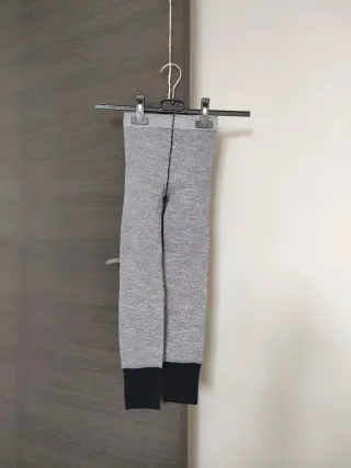 Panta collant capri grigio e nero