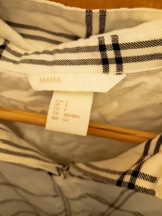 Camisa de cuadros manga larga