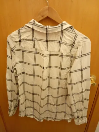 Camisa de cuadros manga larga