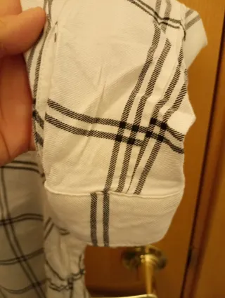 Camisa de cuadros manga larga