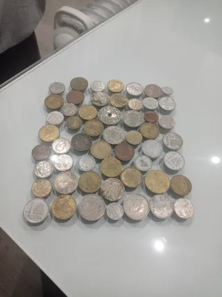 Lote de monedas antiguas