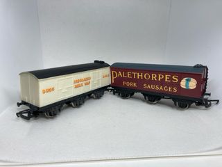 Treno a vapore H0 + 2 vagoni frigoriferi