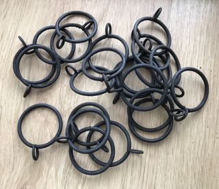 Arandelas para cortinas de metal