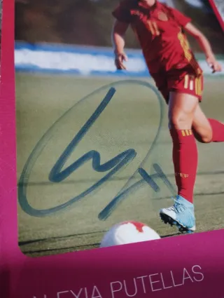 Selección Fútbol Femenina - Tarjetas Firmadas