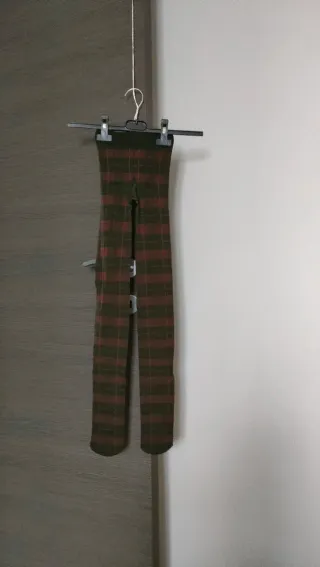 Collant verde scozzese tg S