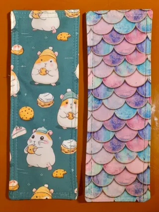 Marcapaginas tela HECHO A MANO