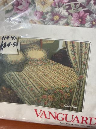 Funda nórdica floral vintage King Size