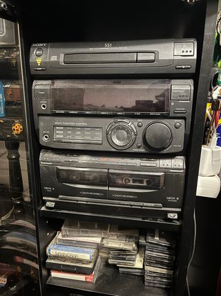 Minicadena Sony MHC-551 CD Cassette Radio