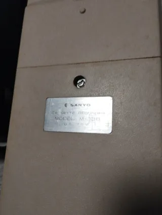 Grabadora Cassette Sanyo Vintage