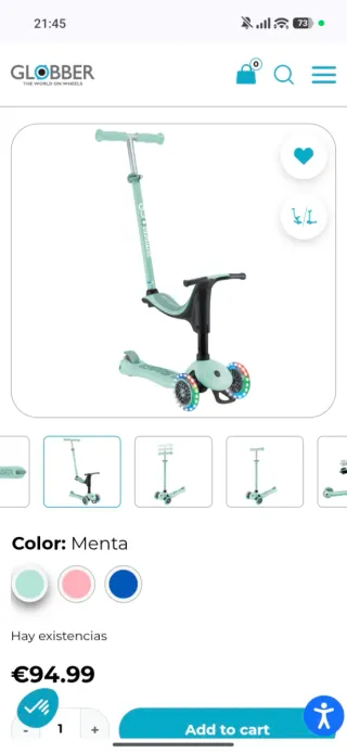 Monopattino evolutivo a 3 ruote per bambini