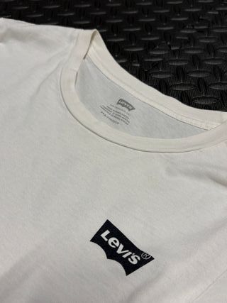 Camiseta Levi's Mujer Manga Larga Blanca