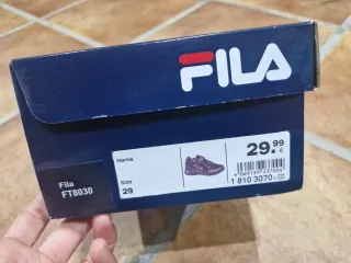 Zapatillas Fila niño negras