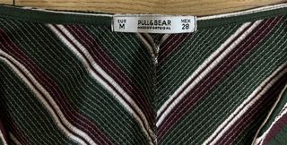 Mono Pull and Bear rayas verde talla M