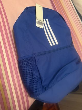 Mochila Adidas Azul y Negra Talla unica