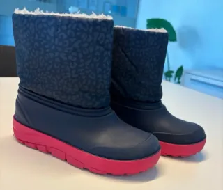 Botas de Nieve Azul y Rosa T-33