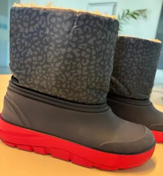 Botas de Nieve Azul y Rosa T-33