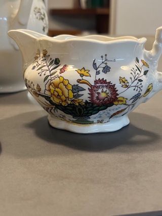 Juego de café La Cartuja de Sevilla.