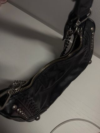 Bolso negro Zara cuero