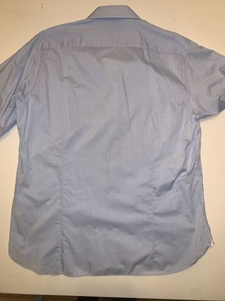 Camisa Rushmore cuadros azul claro talla XXL