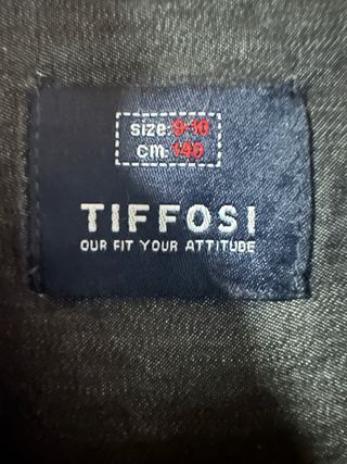 Camisa Tiffossi Denim Manga Larga Niños 10-11 Años