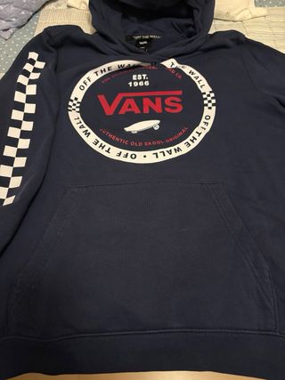 Sudadera Vans niño azul marino