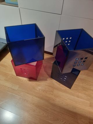 Cestas de plástico para almacenaje (Set de 4)