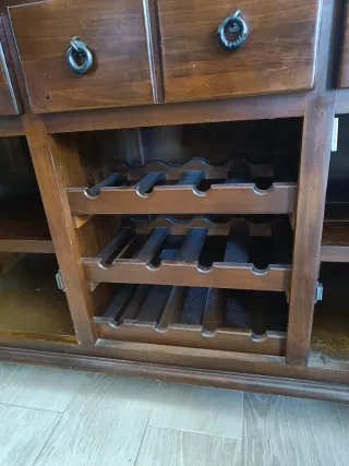 Vitrina Aparador Madera Maciza Clásico