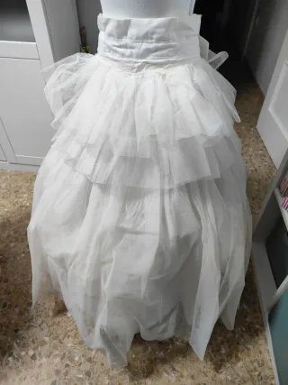 Traje de fallera oro y rosa