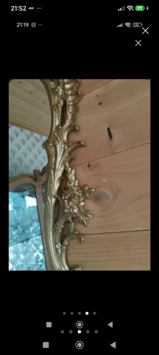 Espejo Dorado Barroco