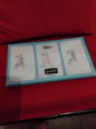 Pañuelos Guasch Bordados Set 3